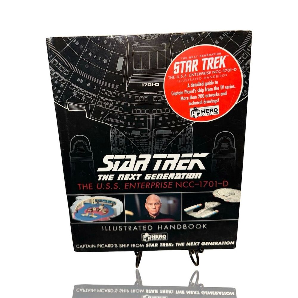 Star Trek TNG U.S.S. Enterprise NCC-1701-D Illustrated Handbook Hardcover